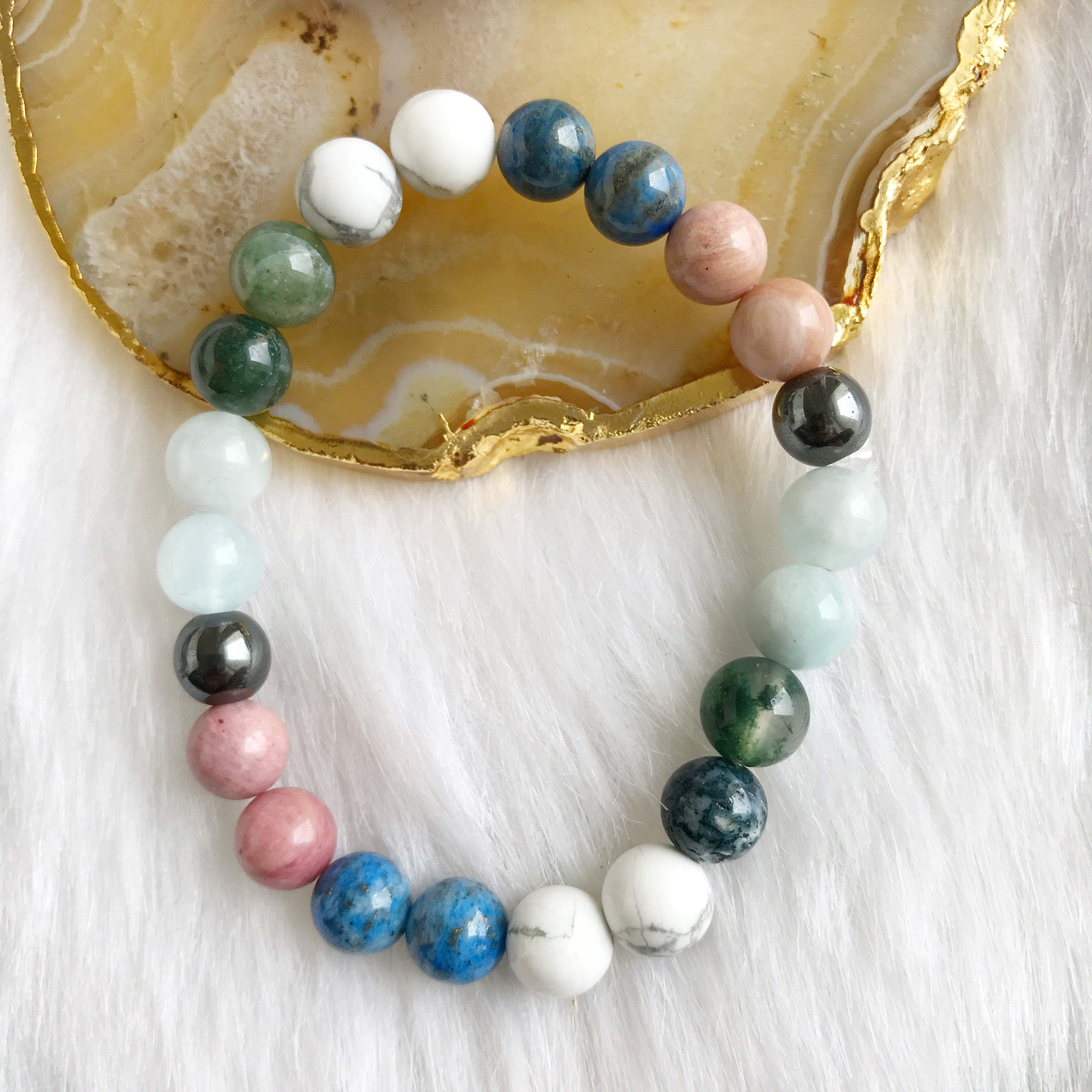 Crystal Bracelet for Virgo | Over Thinking | Self Doubt  | Communication | Emotional Strength