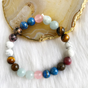 Crystal Bracelet for Gemini | Self Love | Self Judgement | Acceptance | Fear | Peace |