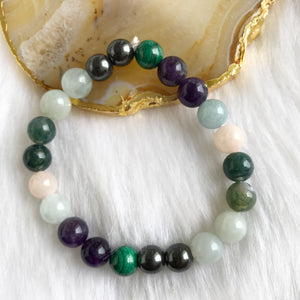 Crystal Bracelet for Sagittarius | Balance | Calm | Grounding | Leadership | over thinking | Self Acceptance | Self Doubt
