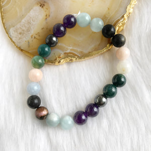 Crystal Bracelet for Scorpio | Empathy | Acceptance | Compassion | Grounding | Happiness | Nurturing | Self Esteem